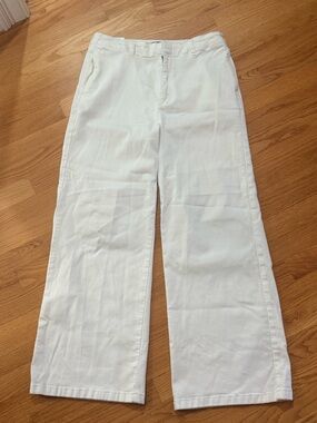 Kut from the Kloth White Meg Wide Leg Pants